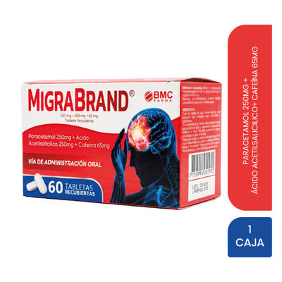 Migrabrand &reg; 250 mg - Caja 60 UN
