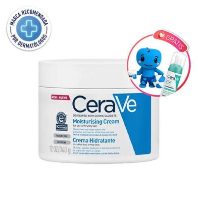 Cerave Crema Hidratante  - Frasco 340 GR