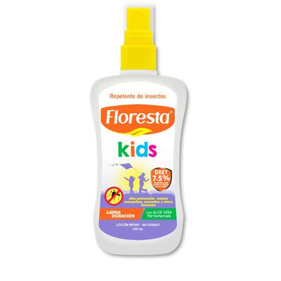 Repelente Floresta Kids Loci&oacute;n - Frasco 120 ML