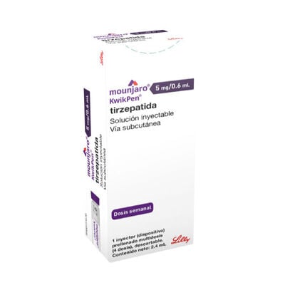 Mounjaro 5MG/0.6ML - Soluci&oacute;n inyectable 4 dosis