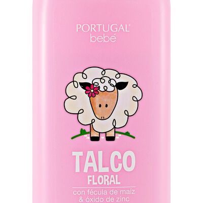 Portugal Beb&eacute; Talco Floral - Frasco 500 Gr