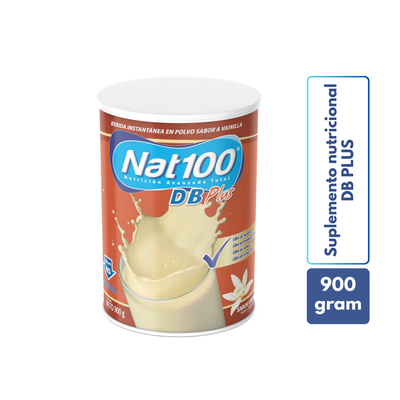 Nat100 Diab&eacute;tico Sabor Vainilla - Lata 900 GR