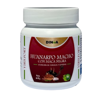 Huanarpo Macho Con Maca Negra - Frasco 80 Gr