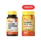 Calcium Magnesium Zinc - Frasco 100 UN, , large image number null