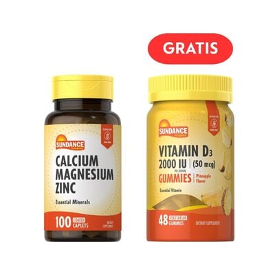 Calcium Magnesium Zinc - Frasco 100 UN