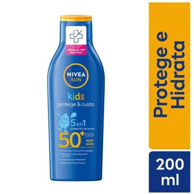 Protector Solar Nivea Sun KidsProtege y Cuida FPS50 - Frasco 200Ml