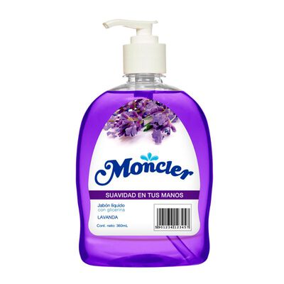 Jab&oacute;n L&iacute;quido Moncler Lavanda - Frasco 360 ml
