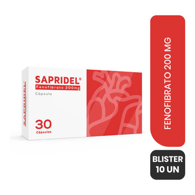 Sapridel 200 Mg  - Blister 10 UN