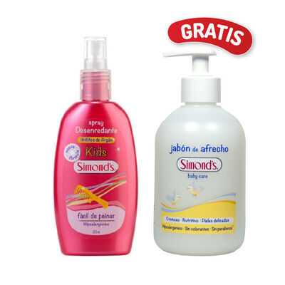 Spray Desenredante Brillitos de Arg&aacute;n Kids - Frasco 210 ML
