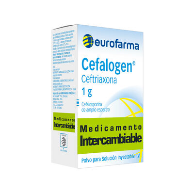 Cefalogen I.V Ampolla  1000 Mg Soluci&oacute;n Inyectanle - Caja 1 UN