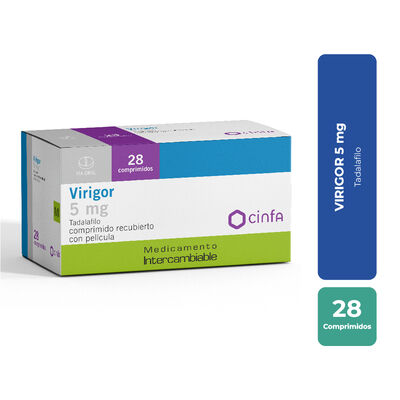Virigor 5 mg Comprimido Recubierto  - Caja 28 UN