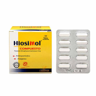 Hiosimol Compuesto Tableta Recubierta - Caja 100 UN