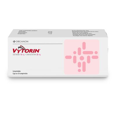 Vytorin 10 Mg-20 Mg Comprimido - Caja 28 UN