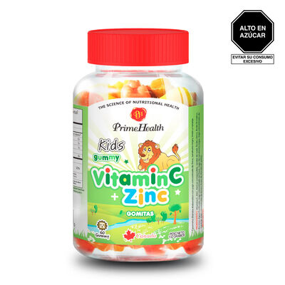 Gomitas Kids Vitamina C y Zinc Gomitas - Frasco 60 UN