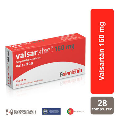 Valsarvitae  160MG -  Caja 28  comprimidos