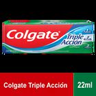 Colgate Crema Triple Accion - Tubo 22Ml, , large image number null