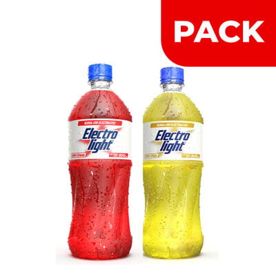 Bebida Hidratante Electrolight Fresa Frasco 800 ML & Electrolight Pi&ntilde;a Frasco 800 ML - Pack 2UN