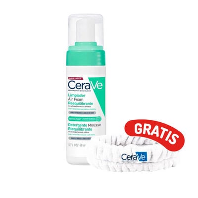 Cerav&eacute; Limpiador Facial Reequilibrante Air Foam - Frasco 148ml