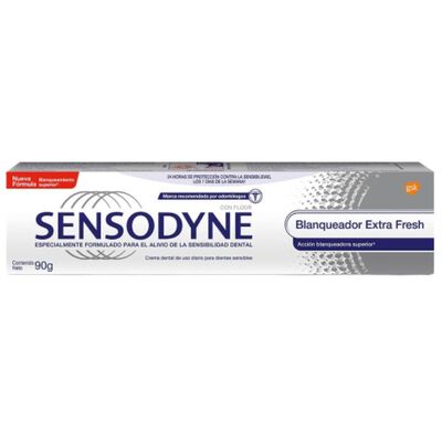 Crema Dental Sensodyne Blanqueador Extra Fresh - Tubo 90 G