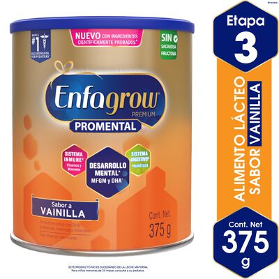 Enfagrow Premium Sabor Vainilla DHA - Lata 375 G