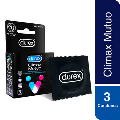 Preservativo Durex Climax Mutuo - Caja 3 UN