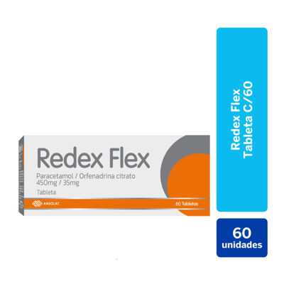 Redex Flex 450/35MG  - Caja 60 tabletas
