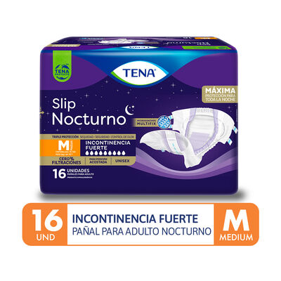 Pa&ntilde;ales Tena Slip Noctuno Talla M - Bolsa 16 UN