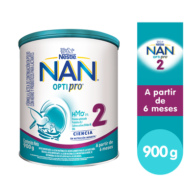 F&oacute;rmula Infantil NAN OPTIPRO 2 - Lata 900 G