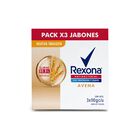 Jab&oacute;n Rexona Antibacterial Avena 110 G - Pack 3 UN, , large image number null