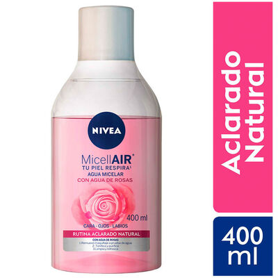Agua Micelar Nivea Rose Care - Frasco 400 ML