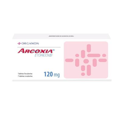 Arcoxia 120Mg Tableta - Caja 7 UN