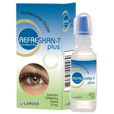 Refreskan-T Plus Soluci&oacute;n Oft&aacute;lmica - Frasco 15 ML