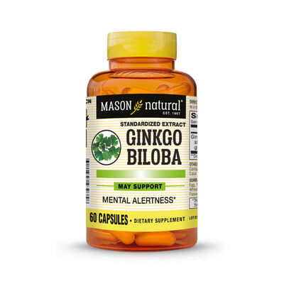 Ginkgo Biloba C&aacute;psulas - Frasco 60 UN