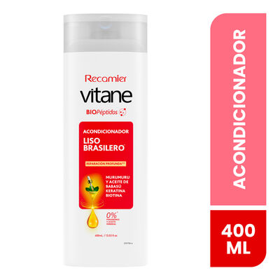 Vitane Acondicionador Liso Brasilero - Frasco 400 Ml