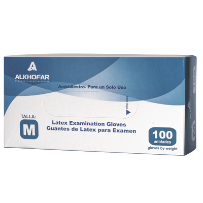 Guantes Descartables Talla M  - Caja 100 UN