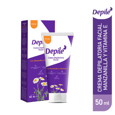Depile Crema Depilatoria Facial Manzanilla - Frasco 50 ML
