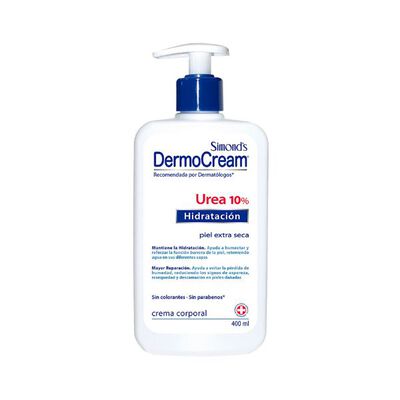 Simond's DermoCream Urea 10% - Frasco 400 Ml