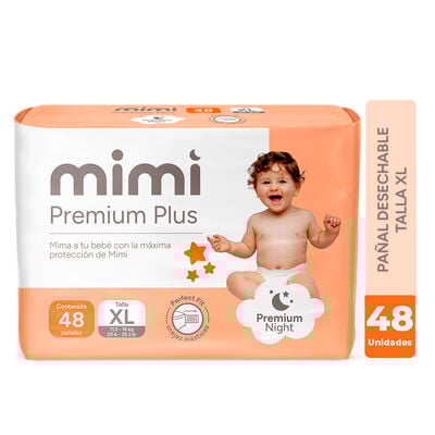 Pa&ntilde;al Mimi Plus Talla XL - Bolsa 48 UN