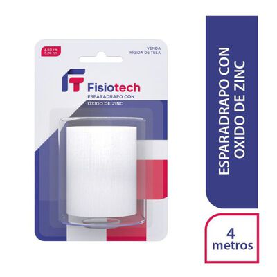 Fisiotech Esparadrapo Con Oxido Zinc 5 Cm x 4M - Caja 1 UN