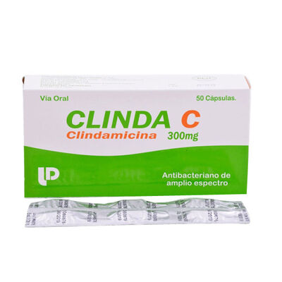 Clinda C 300mg C&aacute;psulas - Bl&iacute;ster 10 UN