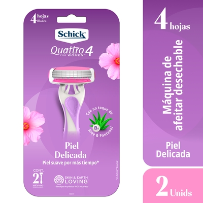 Schick Quattro Women - Blister 2 UN