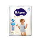 Pa&ntilde;al Babysec S&uacute;per Premium Talla XXG - Bolsa 58 UN, , large image number null