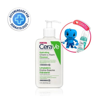 Cerave Limpieza Crema Espumante Hidratante - Frasco 236ML