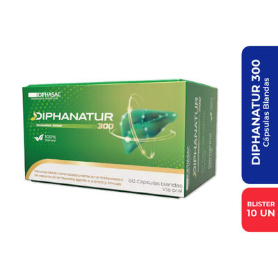 Diphanatur 300MG - blister 10 c&aacute;psulas  blandas
