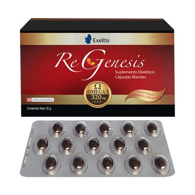 Regenesis C&aacute;psula Blanda - Bl&iacute;ster 15 UN