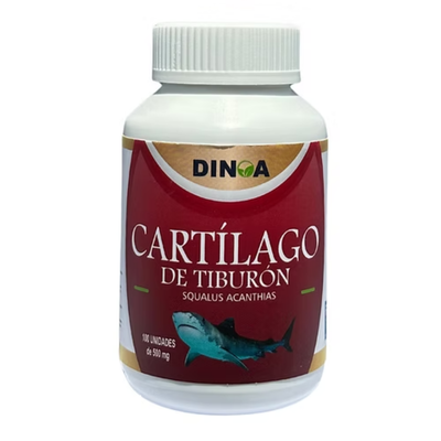 Cart&iacute;lago de Tibur&oacute;n 500Mg C&aacute;psulas - Frasco 100 UN