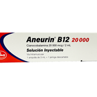 Soluci&oacute;n Inyectable Aneurin B12 20000, 20,000 mcg/2mL - Caja 1 UN, , large image number null