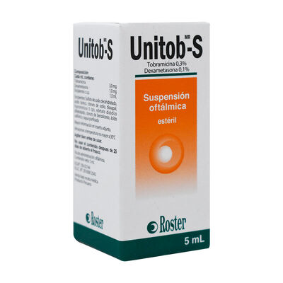Unitob-S Suspensi&oacute;n oft&aacute;lmica - Frasco 5 ML