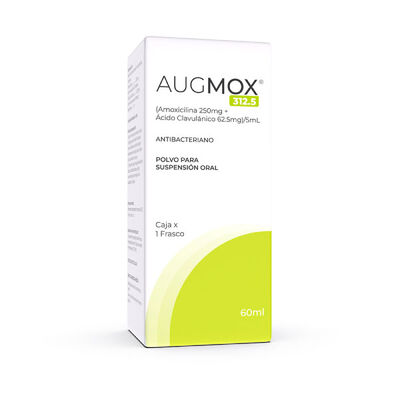Augmox 312.5 Antibacteriano suspensi&oacute;n oral - Caja 60Ml