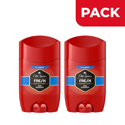 D&uacute;o Pack Old-Spice Barra Fresh - Barra 50Gr Pack 2 UN